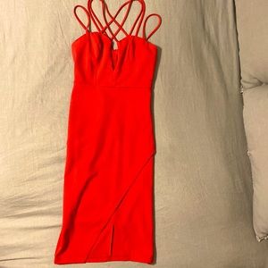 Hot Red Dress Charlotte Russe Size Small